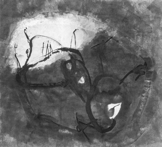 Gao Xingjian, L'allucinazione, 1983, inchiostro di china