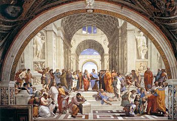 La Scuola di Atene di Raffaello Sanzio