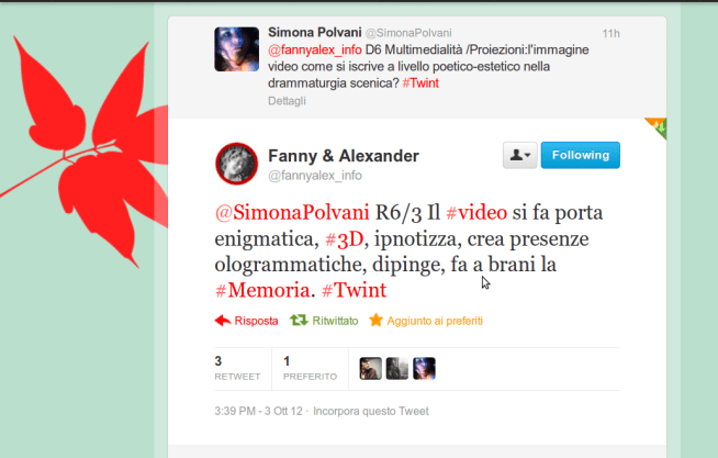 Tweet_intervista F&A - 3 ottobre